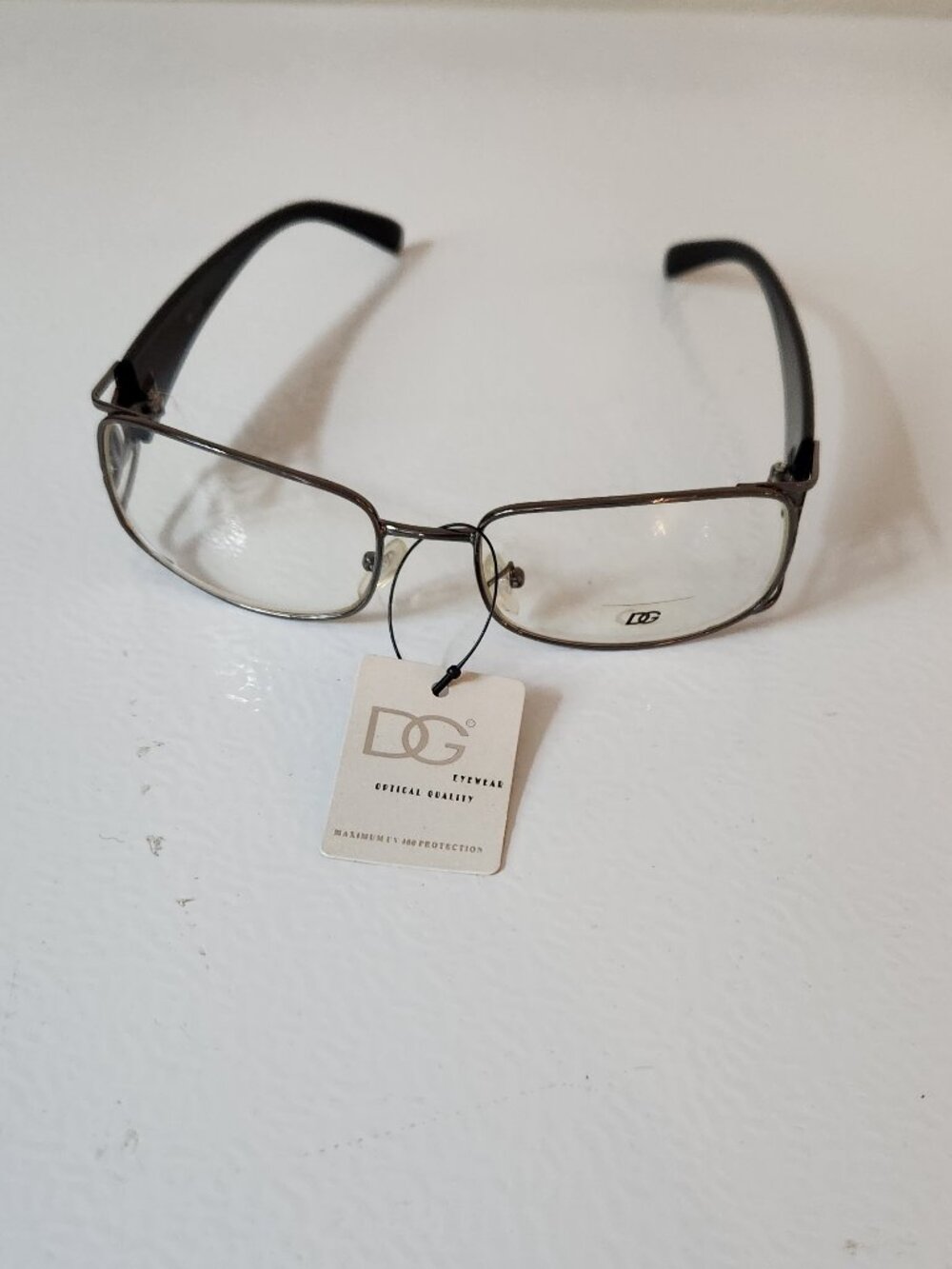NWT Dolce & Gabbana DG Eyewear Black & Silver Designer Frames